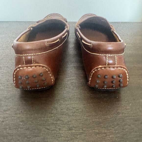 Cole Haan Gunnison 1 Eye Driver Moccasins Men's Shoe 10D Tie Leather Cushioned - Picture 12 of 16